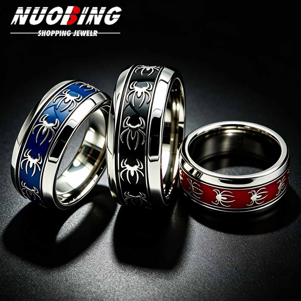 New Vintage Punk Spider Ring 3 - Initial Ring Custom recension och pris