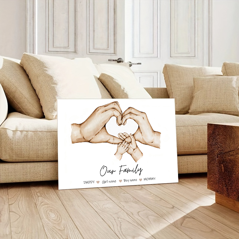 Personalized Custom Family Han - Personalized Name Box recension och pris