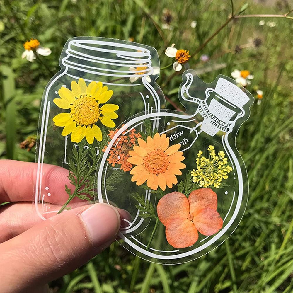 30Pcs Handmade DIY Transparent - Dried Flower Bookmark recension och pris