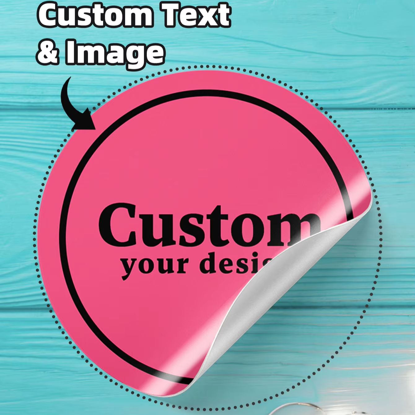 1-180PCS Custom Round Waterpro - Personalised Candle Label recension och pris