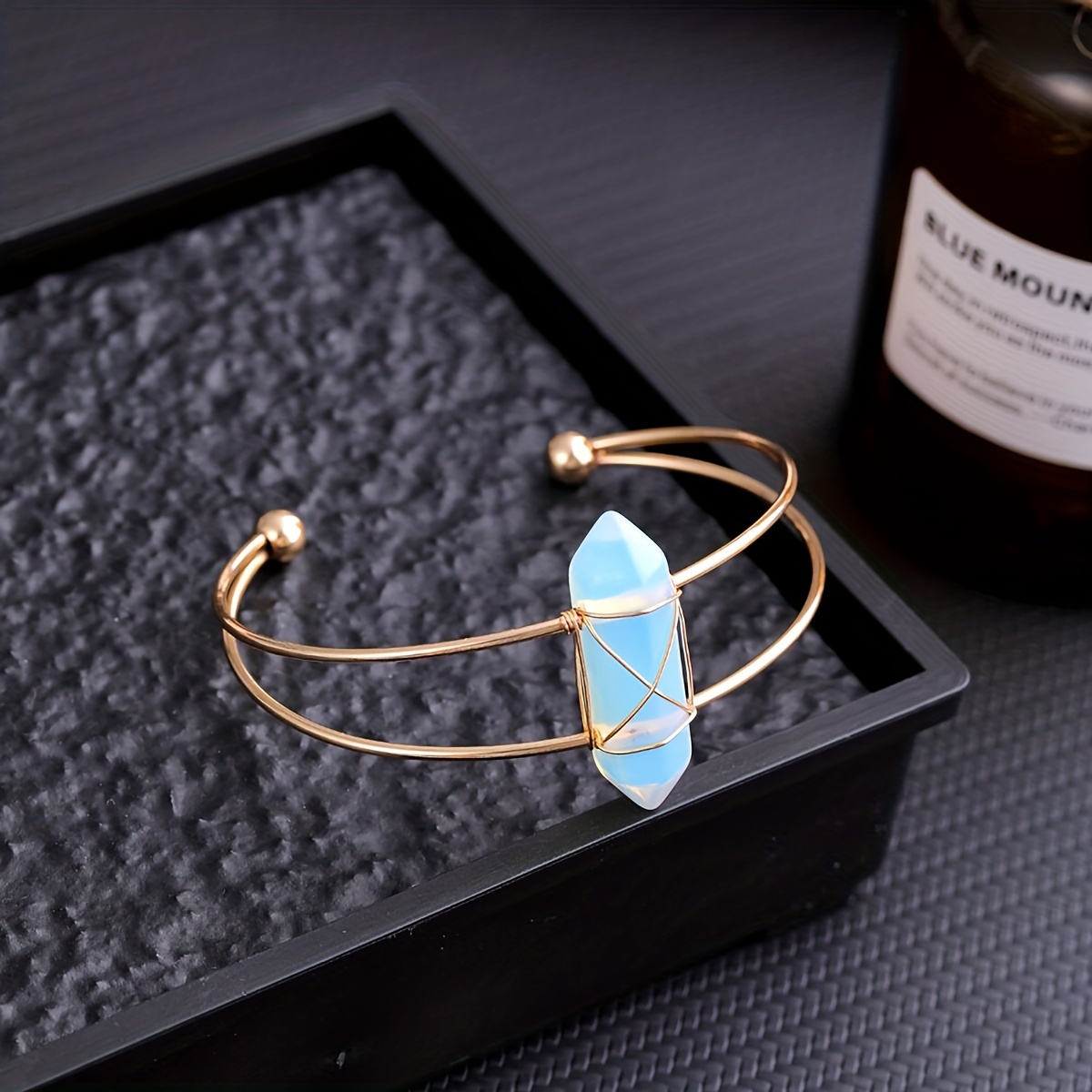 YEEVAA 1pc Natural Crystal Gem - Coordinates Bracelet recension och pris