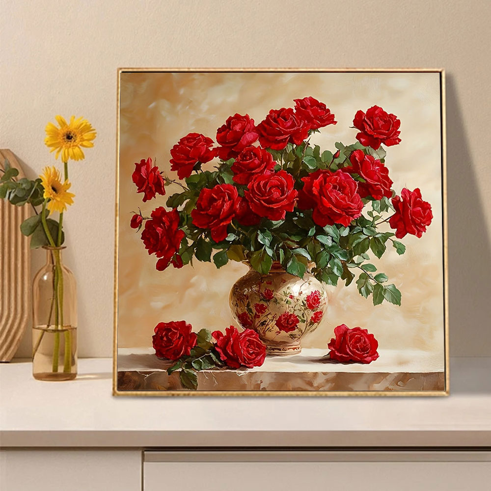 Rose Diamond Painting Full Squ - Photo Mosaic Print recension och pris