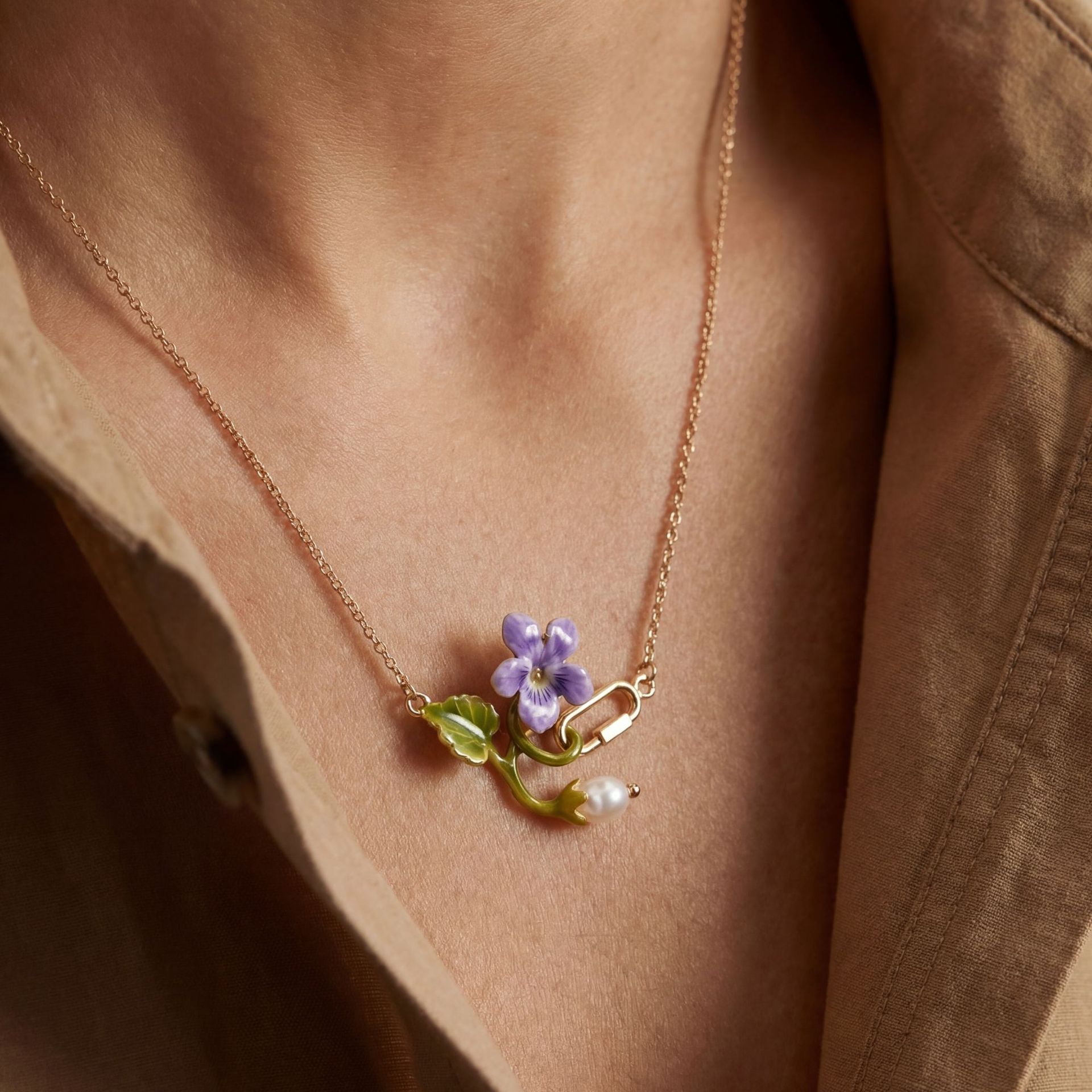 12 Month Birth Flower Necklace - Birth Flower Necklace recension och pris