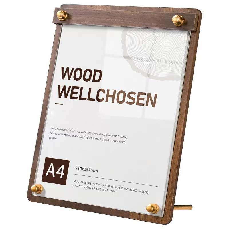 Custom A4/A5 Acrylic Wood Grai - Custom Map Poster recension och pris