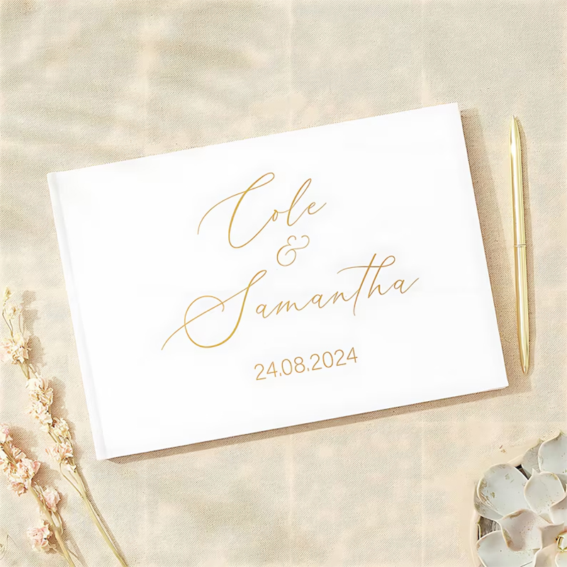 Personalized Guest Book for We - Custom Photo Book recension och pris