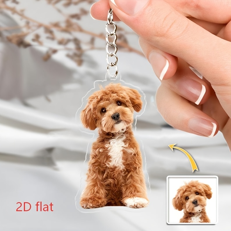 Personalized Custom Acrylic Ke - Pet Portrait Custom recension och pris