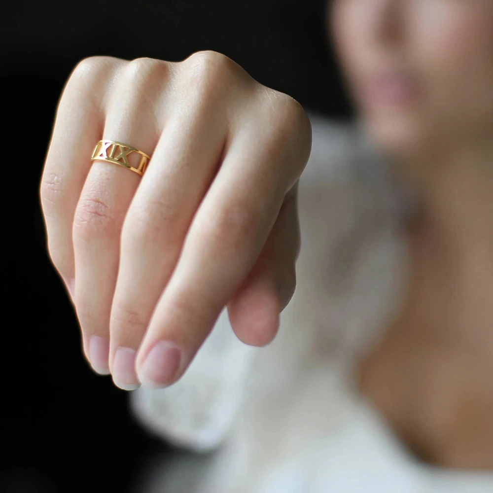 Personalized Custom Letter Nam - Initial Ring Custom recension och pris