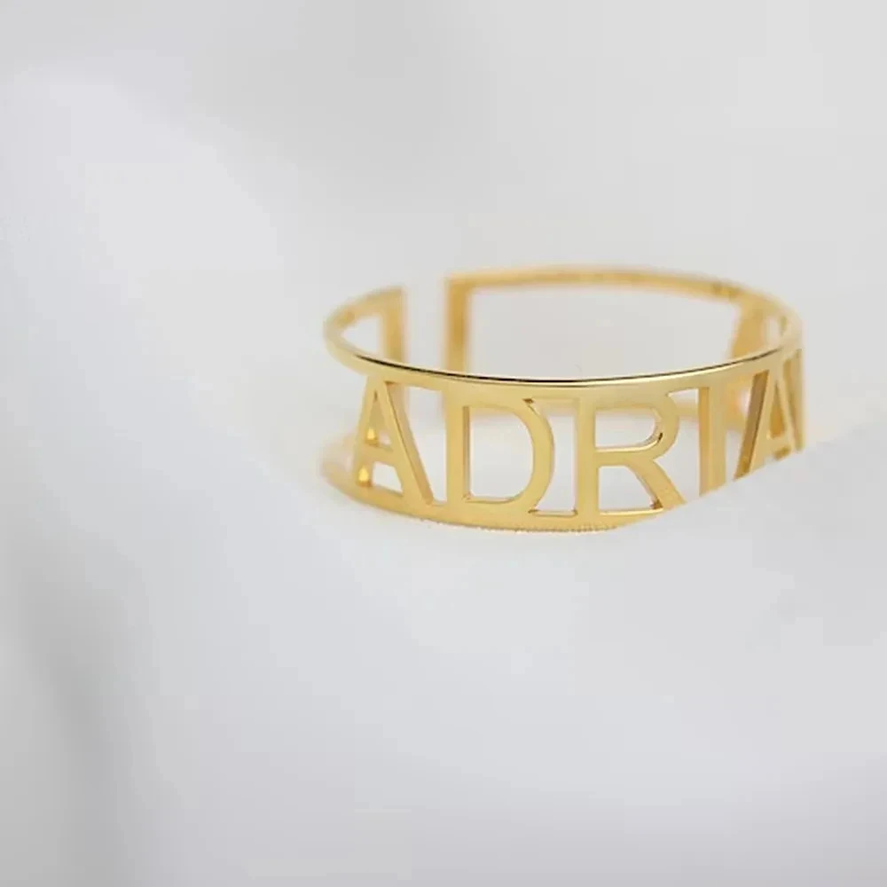 Personalized Custom Letter Nam - Initial Ring Custom recension och pris