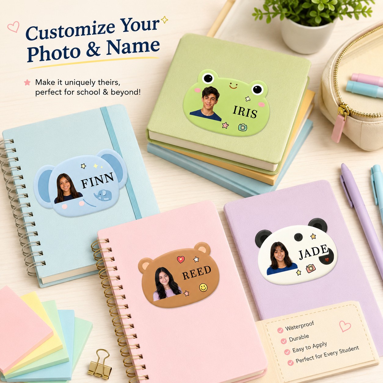 Customized Photo Name Stickers - Custom Photo Book recension och pris