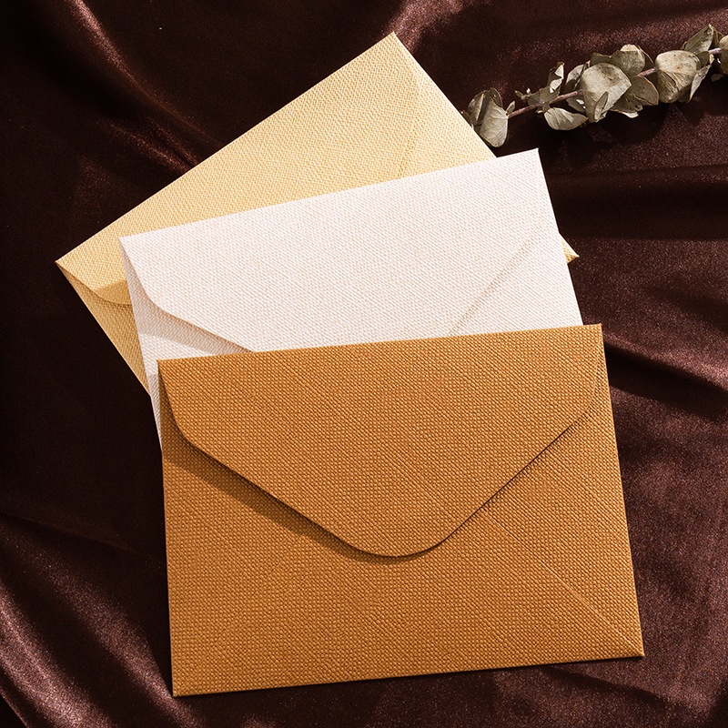 5 Pcs Retro Linen Pattern Enve - Wax Seal Letter Kit recension och pris
