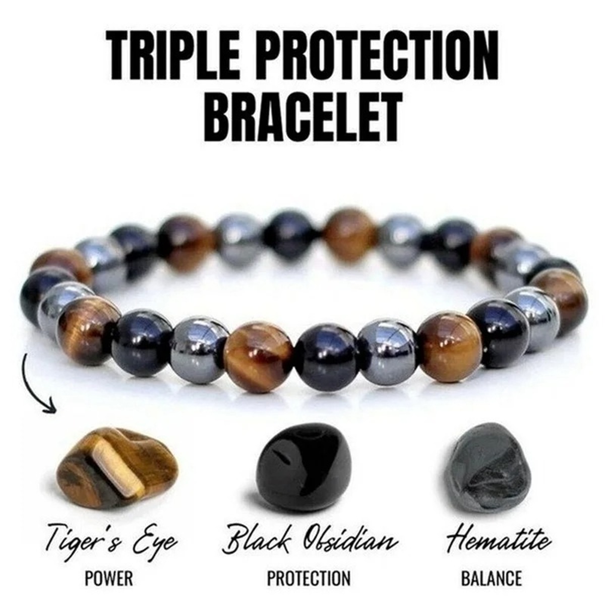 Man Bracelets Magnetic Hematit - Coordinates Bracelet recension och pris