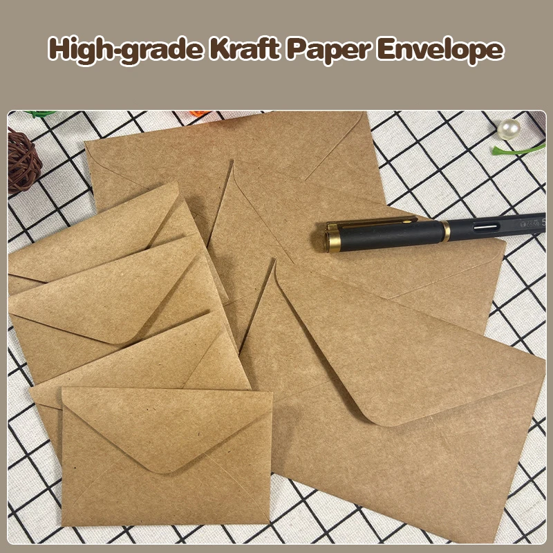 50pcs Kraft Brown Paper Envelo - Wax Seal Letter Kit recension och pris